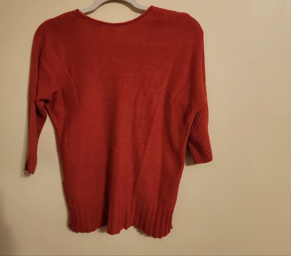 Moth  Sweater in Rich Red